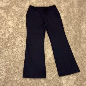 Navy blue flare dress pants